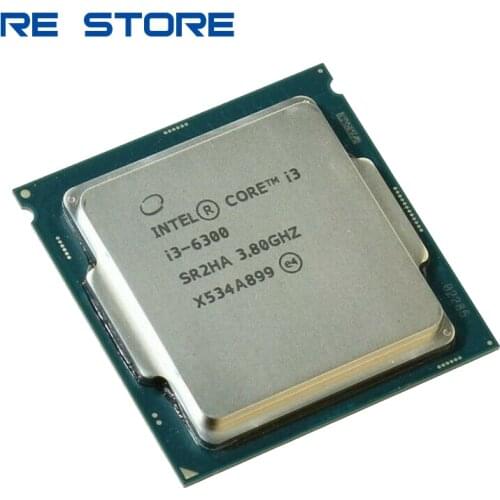 Used Intel Core i3 6300 3.8GHz Dual-Core CPU Processor SR2HA LGA 1151