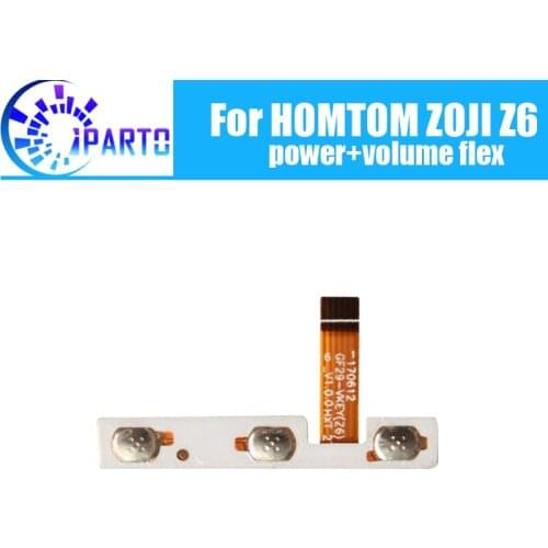HOMTOM ZOJI Z6 Side Button Flex Cable 100% Original Power + Volume button Flex Cable repair parts for HOMTOM ZOJI Z6