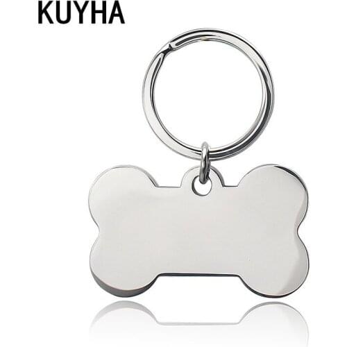 Engrave Name/logo Cute Keyrings Keychains Bone/Dog Footprints Pendant Key Chian Ring Holder Accessory