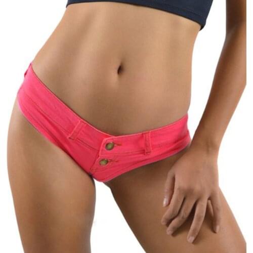 Summer Womens Low Waist Denim Shorts Beaches Hot Shorts Sexy Nightclub DJ DS Pole Dance Costumes Cothes 2021