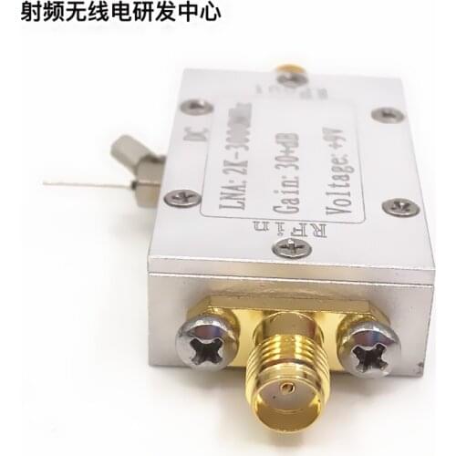LNA 2K-3000MHz Gain 30dB RF Broadband Amplifier Low Noise with CNC Enclosure