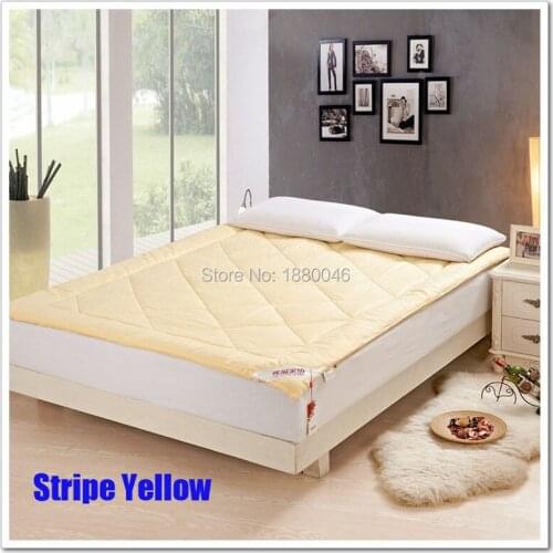 New 100% Mulberry Silk Filled Mattress bedding mattress Topper Pad Mattress Cover Mattress winter Mattress100% cotton cover 4KG