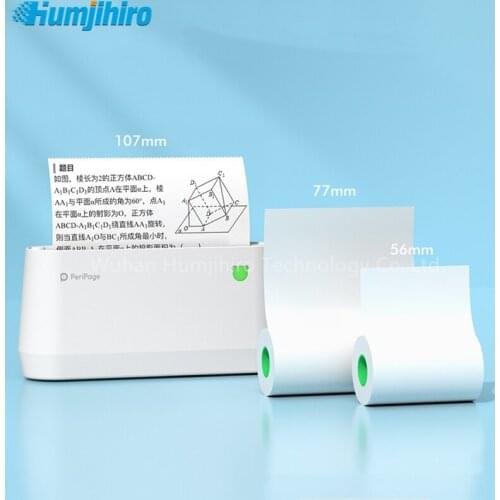 Mini PeriPage Thermal Printer A9S-MAX Portable Photo Printer Wrong Questions Picture Bluetooth Printer 56mm/77mm/107mm