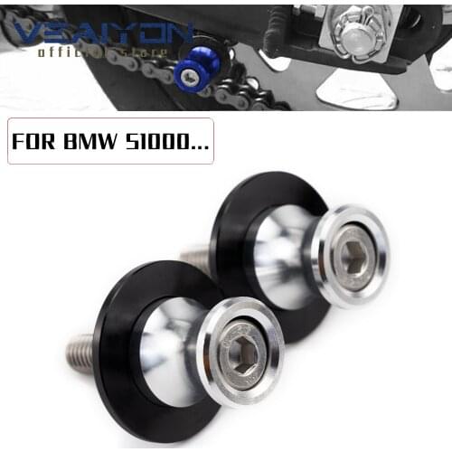 Motorcycle CNC M8 Swingarm Slider Spools Stand Screws Accessories For BMW S 1000 RR -2011 12-18 S1000 XR -2021 S1000R 2014-2020