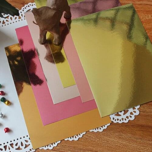 2019 New 30Sheets/Pack A4 Holographic Metallic Card Decor For Diy Scrapbook Album Paper Card Craft