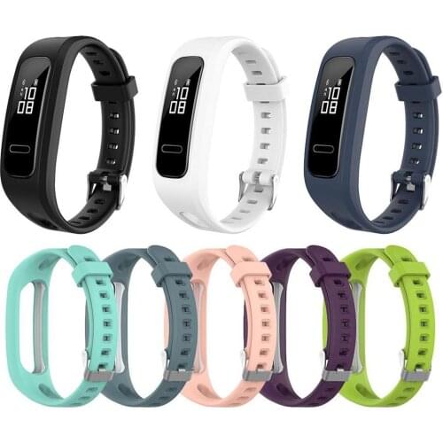 New Lightweight and durable high-quality wristband smart watch with Huawei Honor Band 3e 4e waterproof soft replacement