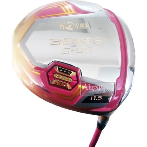 New Women 4 Star HONMA S-06 Clubs Driver 11.5 Loft Women Golf Driver L Flex Graphite Shaft and Wood Headcover Free Shipping