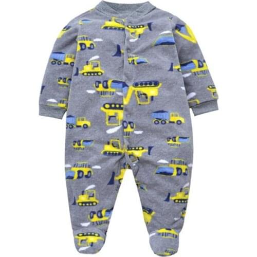 Top quality Baby Clothing New Year Christmas Santa baby Boy girl rompers baby jumpsuit Fall Winter Polar fleece newborn clothes