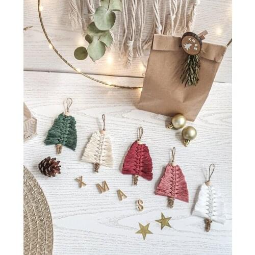 Retro ethnic style Bohemian tassel pendant creative original handmade DIY woven European and American Christmas tree ornaments