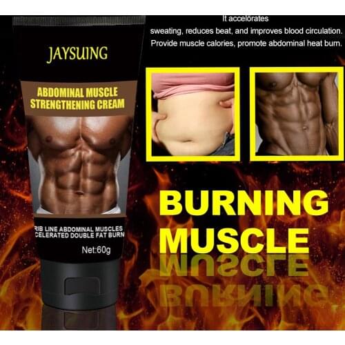 Portable Sports Anti Cellulite Strengthening Weight Loss Training Abdominal Muscle Cream Slimming Fat Burning Powerful 60g