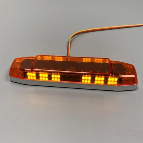 Practical RC Car Top Light Warning Light Board for 1/14 Tamiya Volvo 56362 F16 750 8X4 Heavy Wrecker Truck Modification Kits