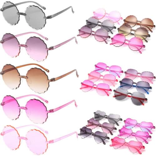 Hot Sale Children Kids Girls Ultra-light Sunglasses Shades Holiday UV400 Protection New Baby Summer Accessories Kids Props Gift