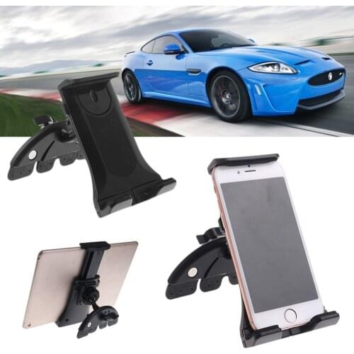 Universal Adjustable Car CD Slot Mobile Mount Holder Stand For ipad iphone Smartphone Samsung Tablet PC
