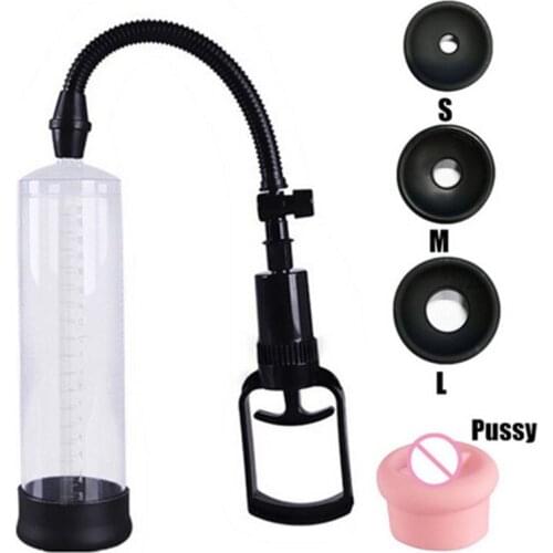 Enlarge Penis Pump Pennis Increase Enlargement Vacuum Pump Penis Trainer Cock Dick Pro Extender Male Massager Sex Toys For Men