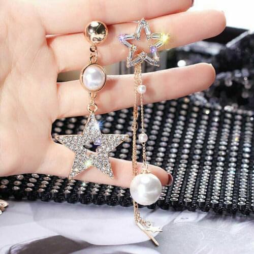 Drop Girl Earrings Dangle Geometric Jewelry Party Gifts Fashion Women Crystal
