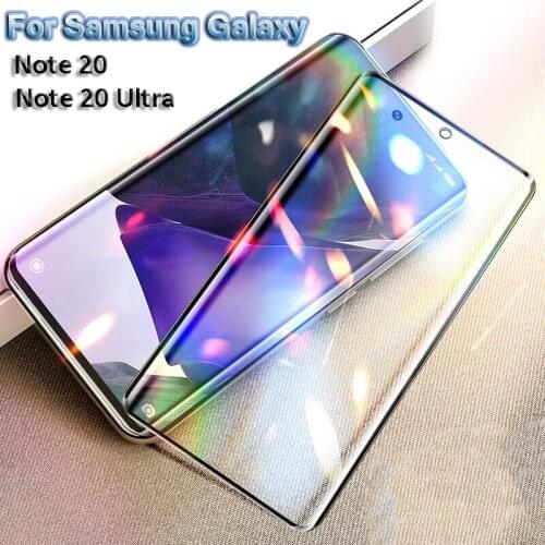 For Samsung Galaxy Note 20 Screen Protector HD 999D Curved Tempered Glass Protectors Full Screen Coverage Protective Film