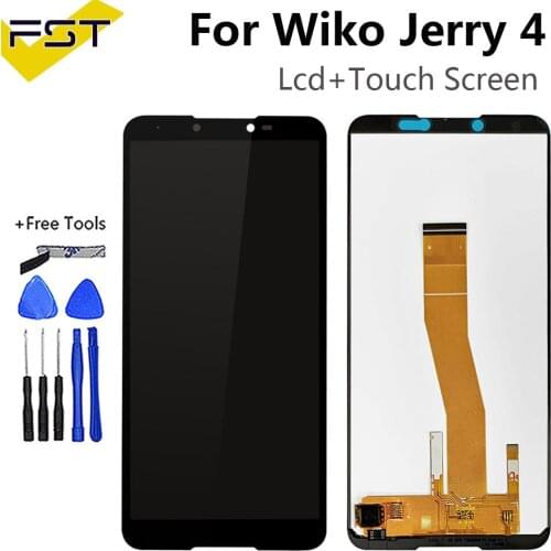5.99'' For Wiko jerry 4 LCD Display and Touch Screen Assembly complete LCD Screen for Wiko Jerry4 Screen Glass Panel+Tools