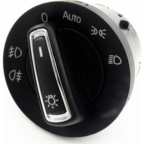 1 Pcs Auto Chrome Head Light Switch 10Pins for VW Golf MK7 2014 - 2015 5GG 941 431D 5GG941431D 5GG 941 431 D