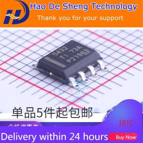 10PCS/LOT TPS5432DDAR SOP8 TPS5432 Logo 5432 Voltage Regulator New Original In Stock