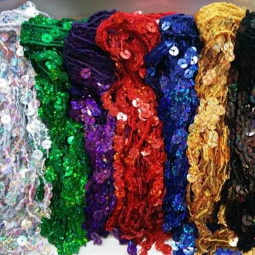 10cm 15cm 20cm 29cm 45cm Width Sequined Fringe trimming lace For Latin Dance Dress,sequin Fringe trims