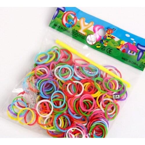 DIY Loom Rubber Bands Loom Bands Refills Magic Crazy Twistz Bandz (000 bands+ 10 S-Clips+1 Hook/Pack) 10Packs/lot