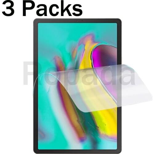 3 Packs soft PET screen protector for Samsung galaxy tab S5E 10.5 SM-T720 SM-T725 protective tablet film