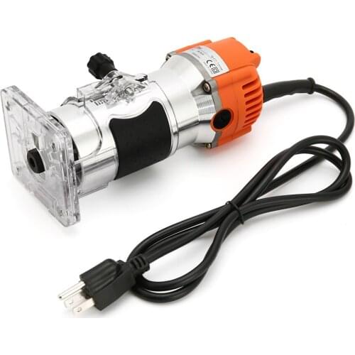 30000rpm 800W Electric Trimmer Wood Milling Portable Manual Mini Wood Router Carving Trimming Machine Woodworking Power Tool