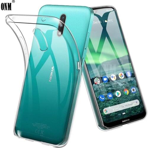 For Nokia 2.3 TA-1211 TA-1214 TA-1206 TA-1209 6.2 inch Slim Clear Soft TPU Back Case Protection Skin Camera Protect Cover