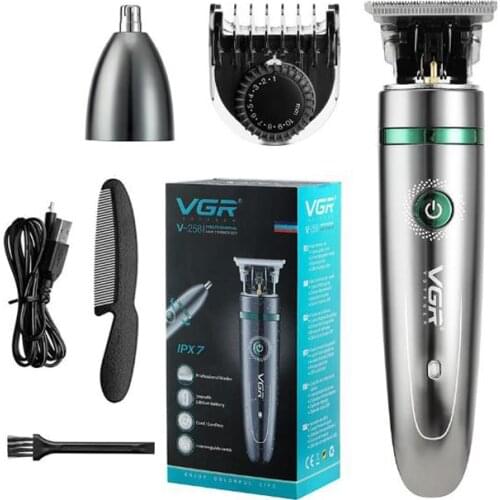 Electric hair trimmer USB rechargeable hair clipper haircut machine beard trimmer hair cutter 2 in 1 nose trimmer
