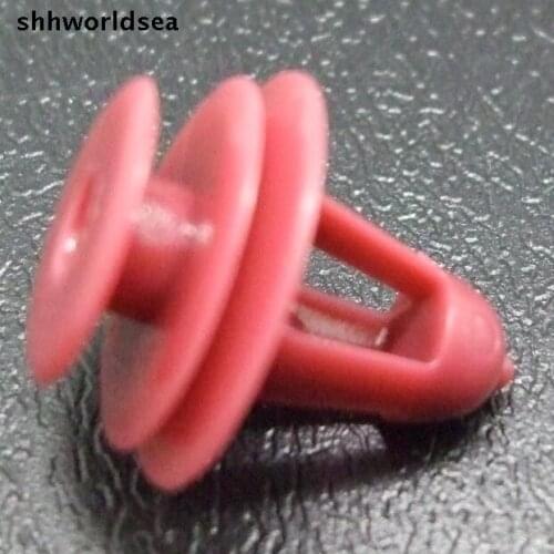 Shhworldsea POM Maroon Cowl Vent Screen & Door Trim Panel Retainer For GM 30006620 For Toyota 67771-12050, 67771-28020