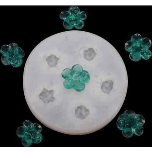3 Styles Cute 3D Rose Flower Resin Casting Mold Floral Pendant Epoxy Resin Molds AXYD