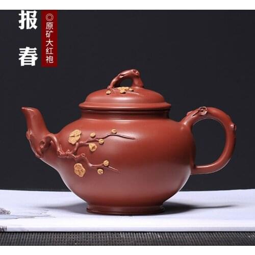 Ore recommended dahongpao harbinger learn authentic high-grade tea pot pot of craftsmen king town drop shipping