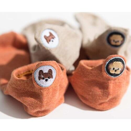 Cute Socks Harajuku Japan Skarpetki Funny Socks Embroidery Women Divertidos Creative Sokken Kawaii Chaussette Femme Lndie