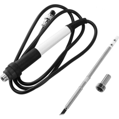 QUECOO Soldering Handle Set,for T12 Soldering Station &T12-K Soldering Iron Tip(Soldering Handle and Soldering Iron Tip)
