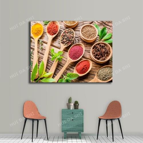 Spice Wall Art Kitchen Wall Art Canvas Prints Kitchen Poster Kitchen Print