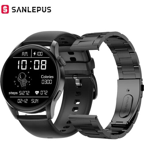 SANLEPUS 2021 NEW Wireless Charging Smart Watch Women Men Smartwatch Fitness Bracelet IP68 Waterproof For Android Apple Huawei