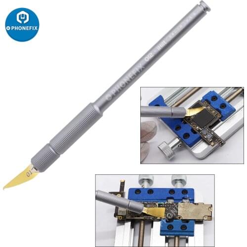 QIANLI Knife 011 Hand Polished Blades Professional Mobile Phone Maintenance Tool Knife Chip IC Glue Removal Scraper Sheath Tools
