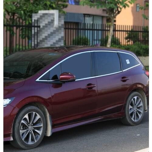 Stainless steel car window trims for honda jade 2013 2014 2015 2016 2017 2018
