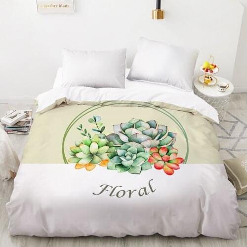 Duvet cover Comfortable Quilt Blanket Case Queen King Bedding 140x200 240x260 for Home Nordic simple Floral