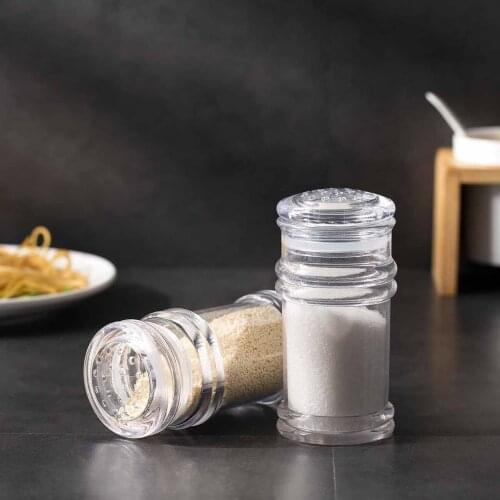 Transparent Spice Sugar Salt Pepper Herb Shaker Jar Box Cooking Seasoning Bottle Tool Kitchen Gadgets BBQ Accessories
