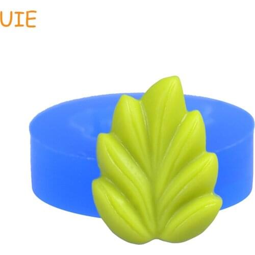 PYL009U 20.7mm Leaves / Leaf Silicone Push Mold Cupcake Topper, Fondant, Sugarcraft, Gum Paste, Chocolate, Resin, Candy, Icing