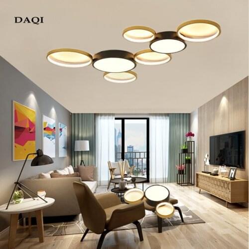 Nordic modern living room LED ceiling lamp bedroom lamp restaurant LED chandelier hotel lamp round LED lamp factory direct sales