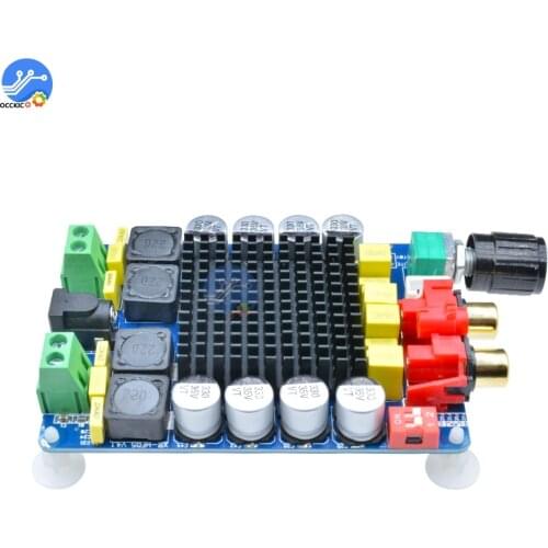 TDA7498 Digital Audio Amplifier Board DC 24V 2*100W High Power Dual-Channel Class D Stereo Speaker Sound Board