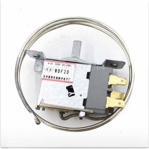 Refrigerator thermostat metal cord freezer temperature controller switch 3 pins 3 feet fridge cooling freezer parts WDF20