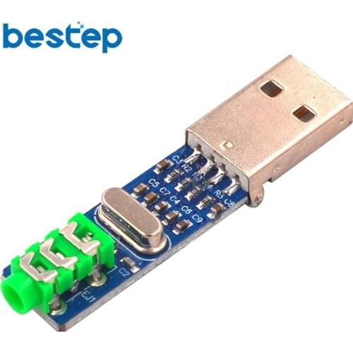 USB PCM2704 Audio Sound Card DAC Decoder Module 5V HIFI Speaker Sound Board For Arduino Raspberry Pi 16 Bits