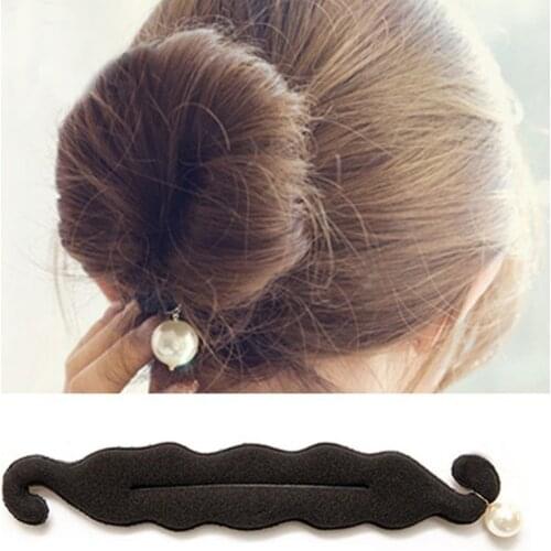 1Pc Hair Styling Magic Sponge Clip Foam Bun Curler Hairstyle Twist Maker Tool Hair Accessories Braider Maker French Style