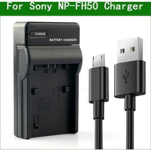 LANFULANG USB Camera Battery Charger for Sony NP-FH30 NP-FH40 NP-FH50 NP-FH60 NP-FH70 NP-FH100 AC-VQP10 BC-TRP BC-TRV BC-VH1