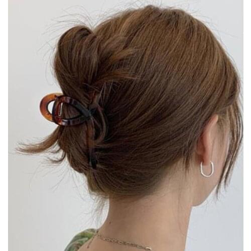 Grab clip hairpin back head bath plate hair top clip ponytail clip word clip hairpin headdress women
