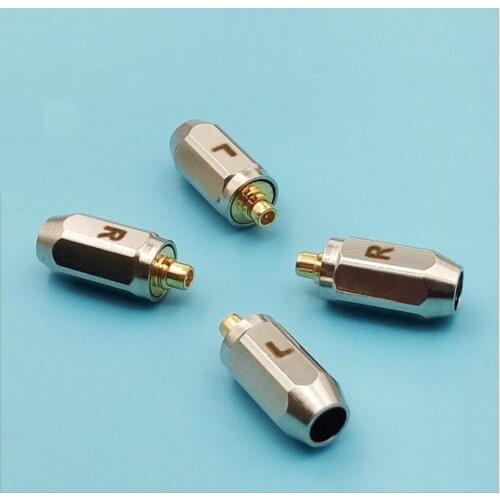 10pairs DIY Repair 6 Angles Straight Shape MMCX Male Pin Mini Plug Jack For Shure SE215 SE425 SE535 SE846 UE900 Headphones