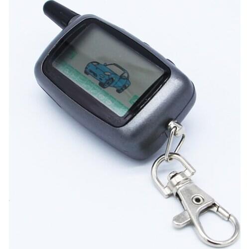 10PCS Russia Version Case Keychain For Starline A9 LCD Remote 2 Way Two Way Car Alarm System